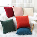 Amity Quality Custom  Chenille Solid Color Pillow Case Office Sofa Home Bedroom Cushion Cover 45*45