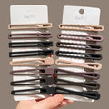 IVANHOE Wholesale Bright Paint Wavy Hairpin Side Fold - Word Clip New Small Frosted Fringe Hairpin Accessories