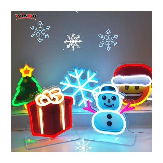 Winbo Wholesale Led Neon Sign Custom Birthday Wedding Christmas Event Bar Shops Stores Party Decoration Neon Sign Custom
