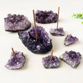 Natural Amethyst Cluster Incense Holder