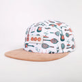 Factory Custom Design Sublimation Printing Polyester Leather Patch Logo Suede Flat Brim 5 Panel Hat Camp Cap