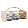 Personalized Customization Original Garden Hod Solid Wood Rectangle Harvest Basket 19 X 11 X 11 Inches Holds 15 Quarts