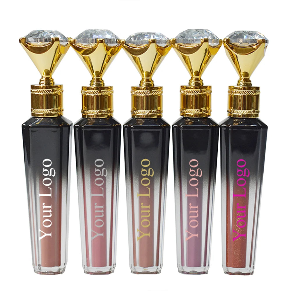 Wholesale Wand Tube Lip Gloss DIY Tubes Organic Vegan Custom Private Label Lip Gloss