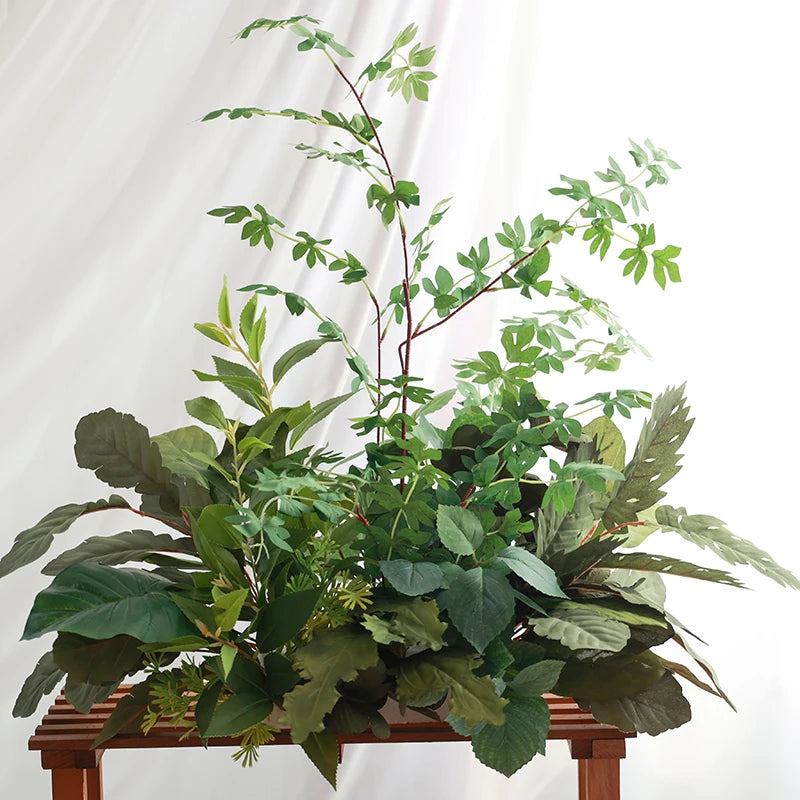 Cheap Wholesale Artificial Flowers Wedding Decoration Beauty Leaf