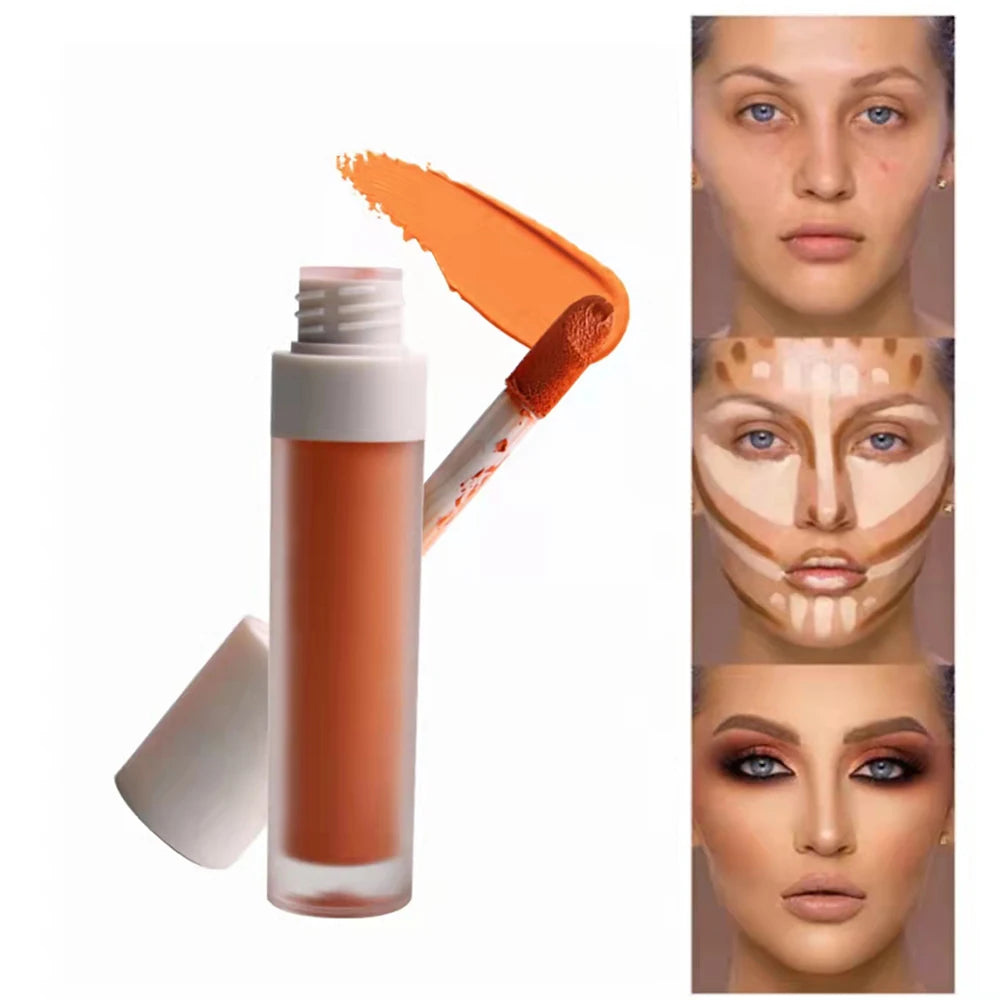 High Coverage Natural Cream Liquid Concealer Moisturizer Mineral Customizable Private Label Cosmetics for Skin Tone Correction
