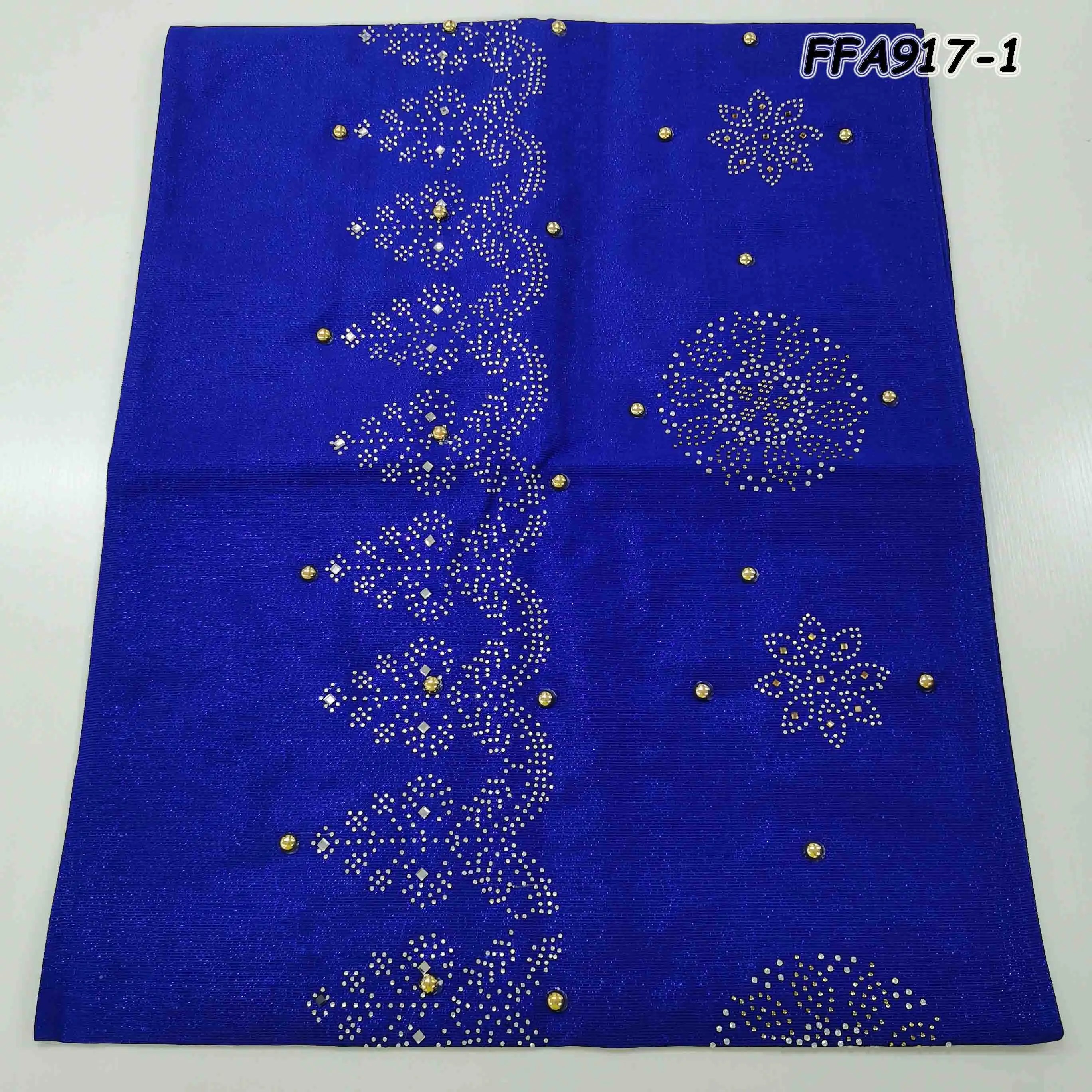 New Coming African Fashion Auto Gele African Shoulder Head Toe Beads Pearl Turban