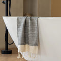 SHENGPENG Hot Sale Home Woven Striped Cotton Hand Towel Quick-Dry Fitness Yoga Napkin Soft Comfortable Adult Thick Absorbent