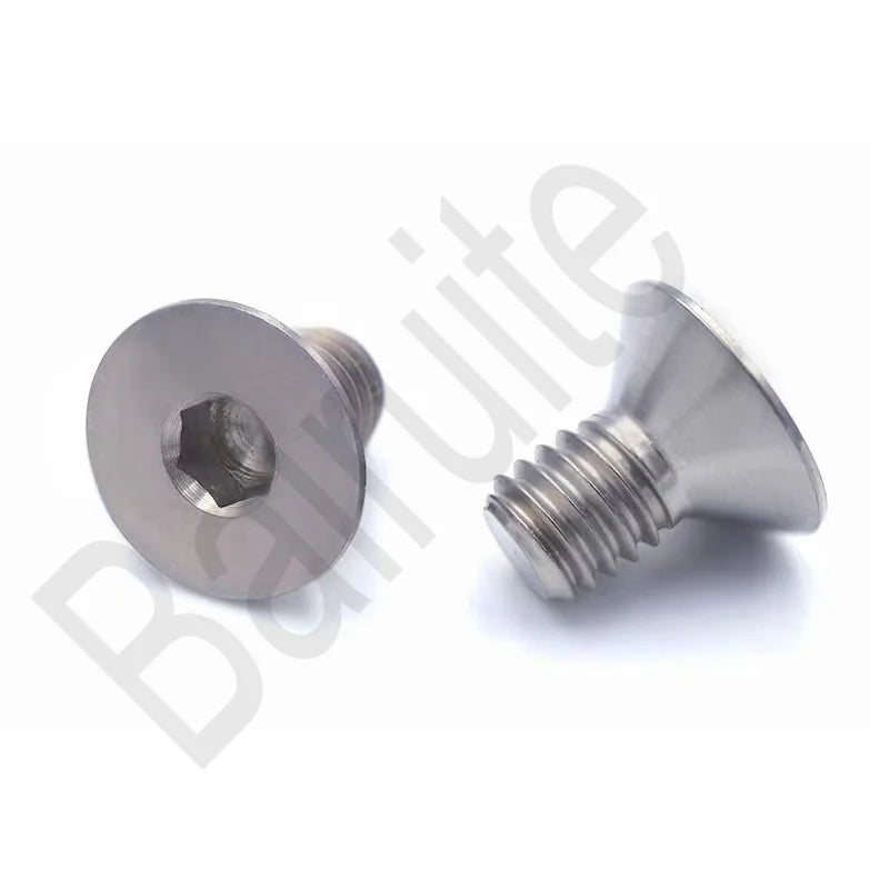 DIN7991  Gr5 Titanium Hexagon Socket Countersunk  Head  Bolts for Industry