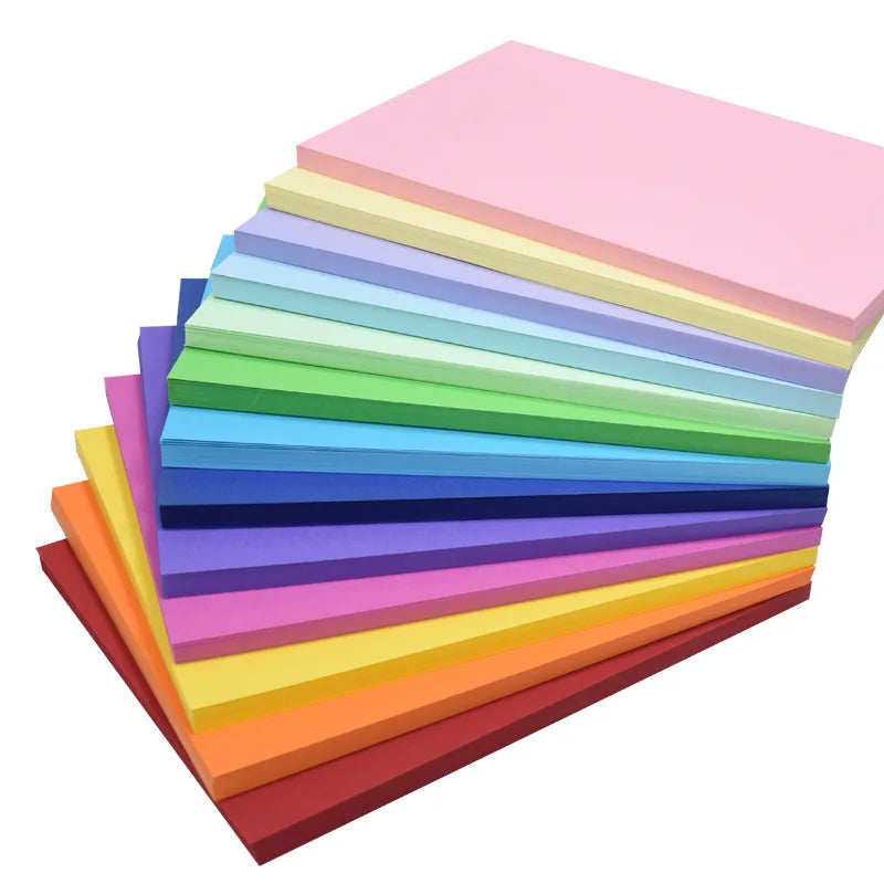 A3 Color Cardboard 200g Newsprint Paper Handmade Hand-painted Greeting Card Black White Album Recyclable DIY Craft Gift & Craft