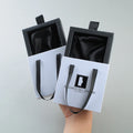 Ring Necklace Bracelet Earring Gift Paper Jewelry Packaging Boxes Custom Logo Cardboard Jewelry Packaging Box With Sponge Inside