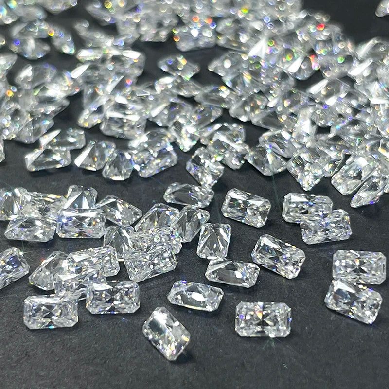 Starsgem Melee Diamond Radiant Cut DEF VS Lab Created Diamond Loose Lab Grown Diamond