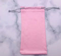 High Quality Soft Microfiber Sunglasses Pouch Premium Eyeglass Storage Case with Custom Logo in Pink Light Blue Green Yellow