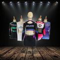 Ace Sports All Stars Custom Sublimated Spandex/Polyester Cheerleading Uniforms Adult Practice Wear Heat-Transfer Uniforms