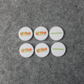 23.3 mm One Euro  Cheap Price Mix Color Plastic Game Coins Plastic Token Coins