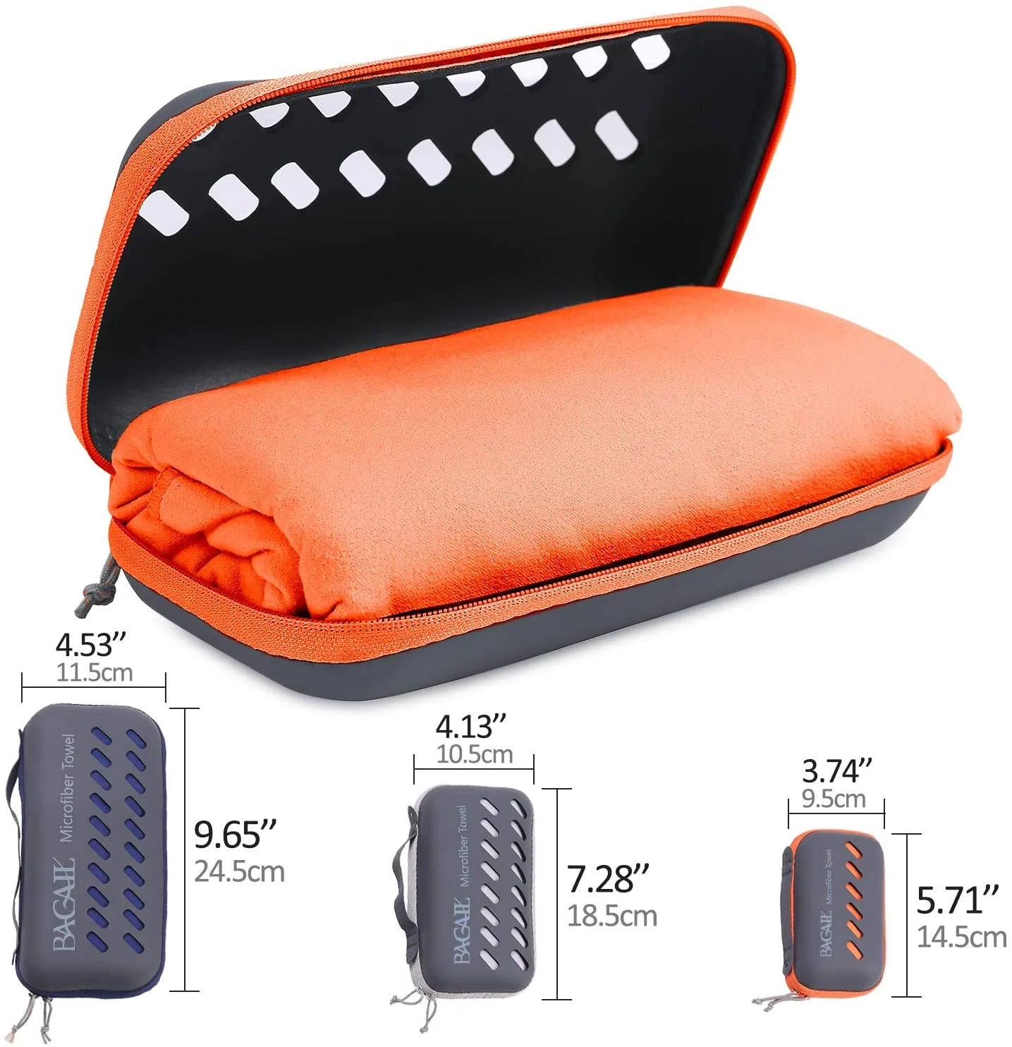 QUICK-DRY Microfiber Sports Towels Set Custom Printing logo