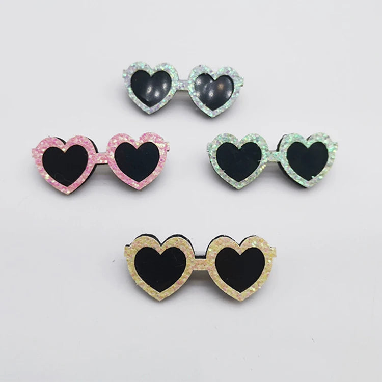 Dog Glasses Clip Head Flower Jewelry Pet Costume Cat Hair Accessories Hairpins