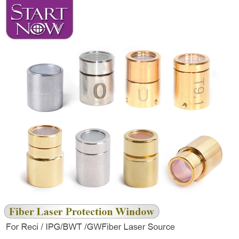 Startnow Original IPG RECI Fiber Laser QBH Output Protective Connector Lens Group Laser Lens Protective Cap for Laser Cut Head