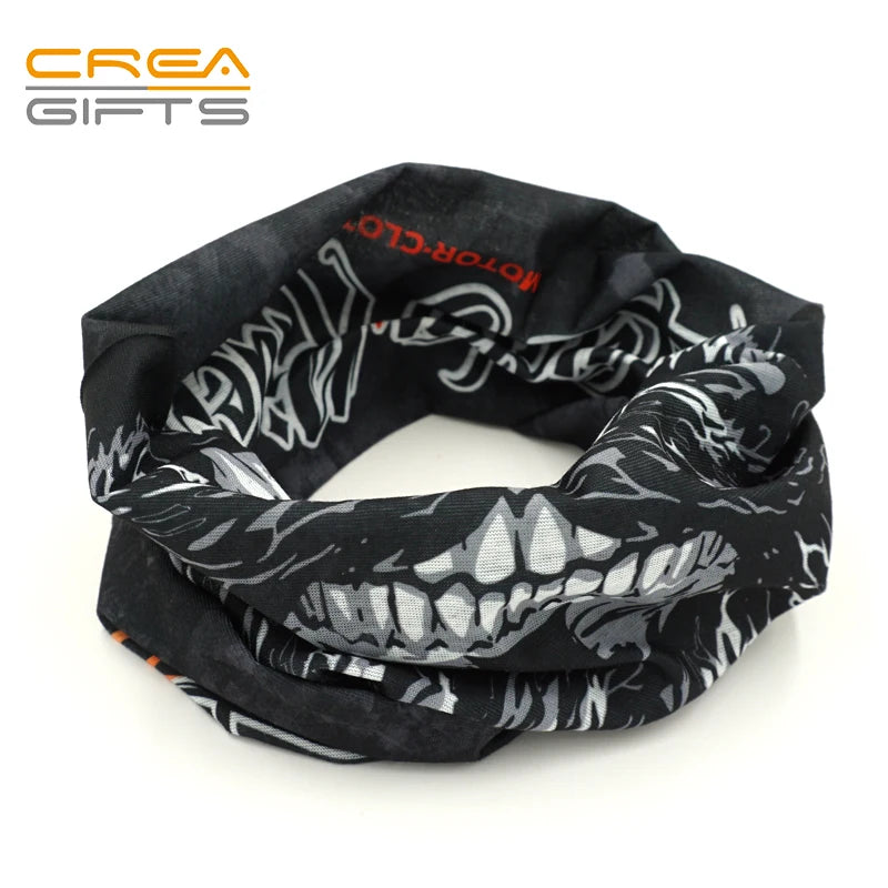 Multifunctional Sublimation Headwear Seamless Tube Bandana Printed Elastic Head Magic Scarf