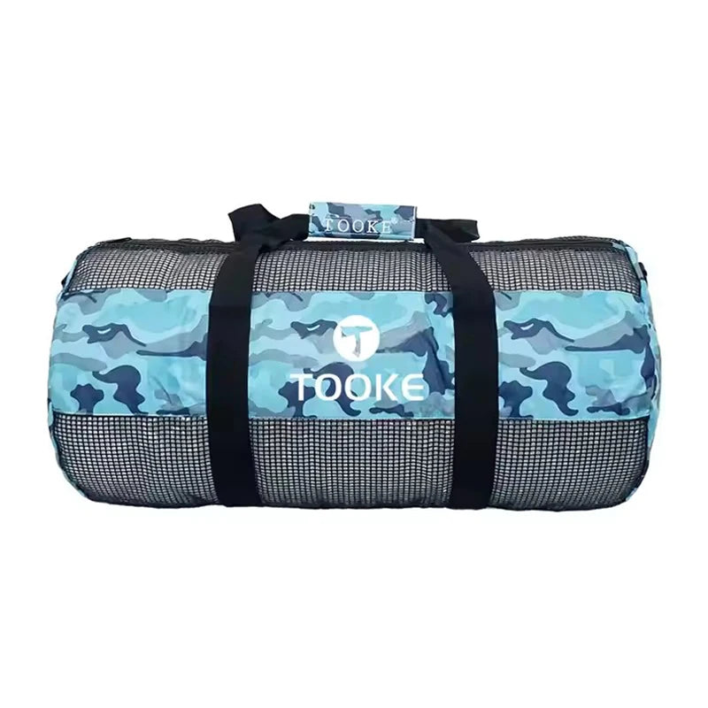 TOOKE Large Scuba Gear Duffle Mesh Bag Diving Equipment Bag for Travel Beach Swimming Snorkeling