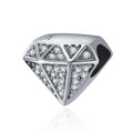Wholesale 925 Sterling Silver Luxury Geometric Shape Bracelet Beads Clear CZ with Original Zircon Fine S925 SCC397 Jewelry