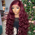#99J COLOR Brazilian Human Hair Lace Frontal Wig  Lace Front Short Bob Human Hair Wigs for Black Woman