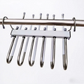 5 in 1 Aluminum Pants Hanger Space-Saving Foldable & Flexible Glossy Hooks Scarf Trousers Closet Organizer Living Room Travel