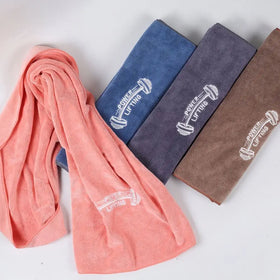 Wholesale Custom Thick Microfiber Terry Eco-Friendly Antimicrobial Quick-Dry Non-Slip Yoga Towel for Gym Mat with Custom Size