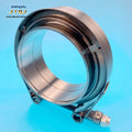 Jtld SS304 2.5" 63mm Standard Exhaust Vband Clamps Turbo V Band Clamp with Male Female Flange Kits