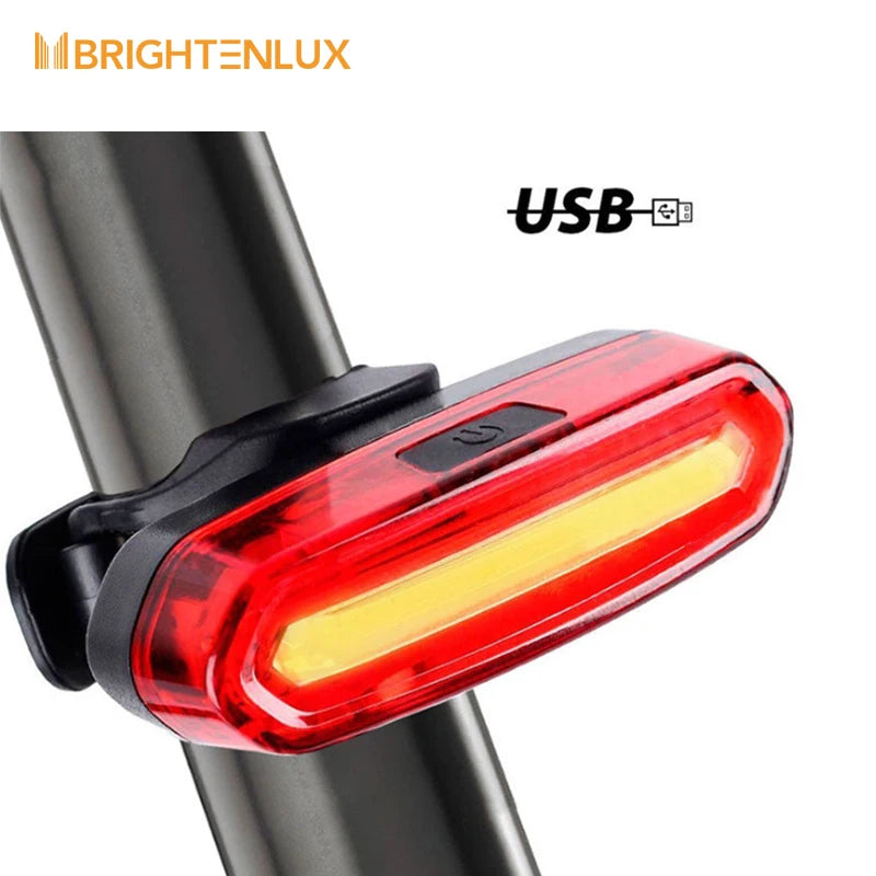 Highlight Durable Led Warning Taillight Rechargeable Waterproof Long Lasting Bicycle Taillight