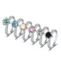 Abiding Jewelry Factory OEM/ODM Custom Jewelry Wholesale 1CT Women Ring Sterling Silver Moissanite Jewelry