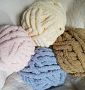 Xinlan Free Shipping Hand Knitting Jumbo Yarn Blanket Crochet Plush 250G Chenille Yarn