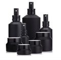 15ML 30ML 60ML 100ML 120ml 200ML Glass Matte Black Frosted Essential Oil Dropper Bottle Original Essence Cosmetic Package Bottle