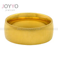 Wholesale Trendy Women's Stainless Steel Finger Rings 18K Gold Plated Dubai Gold Ring Designs Jewelry Bulk