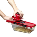 Kitchen Food Grade ABS Red Dual-purpose Online Vegetable Cutter Slicer Cutter Tool Set
