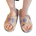 Hot Sell Women Thick Platform Slippers Summer Beach Pvc Soft Sole Slide Sandals  House Slippers  Bath Slippers