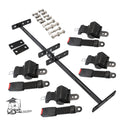 Golf Cart Universal Retractable Seat Safety Belt 42" with Bracket Kits 35" X 6.9"for EZGO YAMAHA Club Car MegaBDM