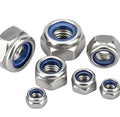 Stainless Steel Din985 Hexagonal Locking Hex Nylon Insert Lock Nut