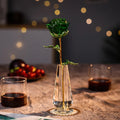 NEW Diy Crystal Glass Vase with Crystal Glass Flower for Girl Gift