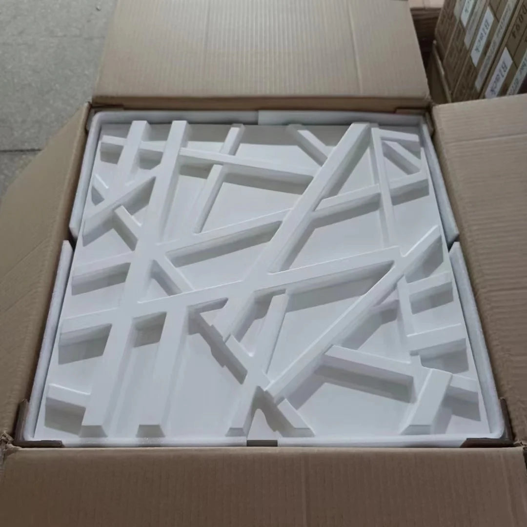 3D PVC Wall Panel Moisture-Proof Anti-Static Interior Wall Cladding Plastic Sheet for Living Room Bedroom