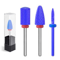 Nail Drill Bit for Cuticles Set 3 Pcs 3/32'' Nail Drill Bits for Acrylic Gel Nail