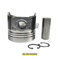 D1703 Engine Piston Excavator Parts D1503 diesel Engine Piston with Pin&clip for Construction Machinery Parts