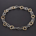 Manufacturer Sales Stainless Steel Jewelry New Fashion Unique Design Circle Chain Necklace for Christmas Gift