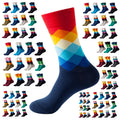 Wholesales Designer Men's Dress Business Tube Casual Crew Cotton Sock Men Funny Novelty in Box Custom Fashion Socks
