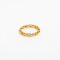 Fenny 18K Gold Plated Personality Dainty Link Chain Ring Designer for Women Stainless Steel Wholesale Jewelry