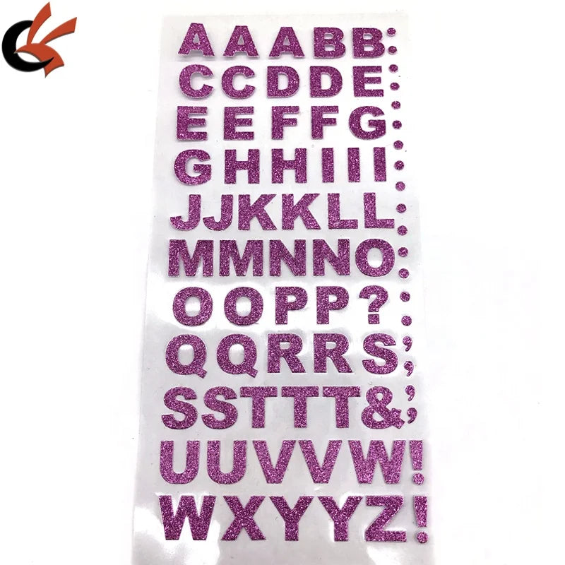 15mm Glitter Diamante Self-Adhesive Letters for Craft Decoration for Christmas Easter Graduation Ramadan Thanksgiving