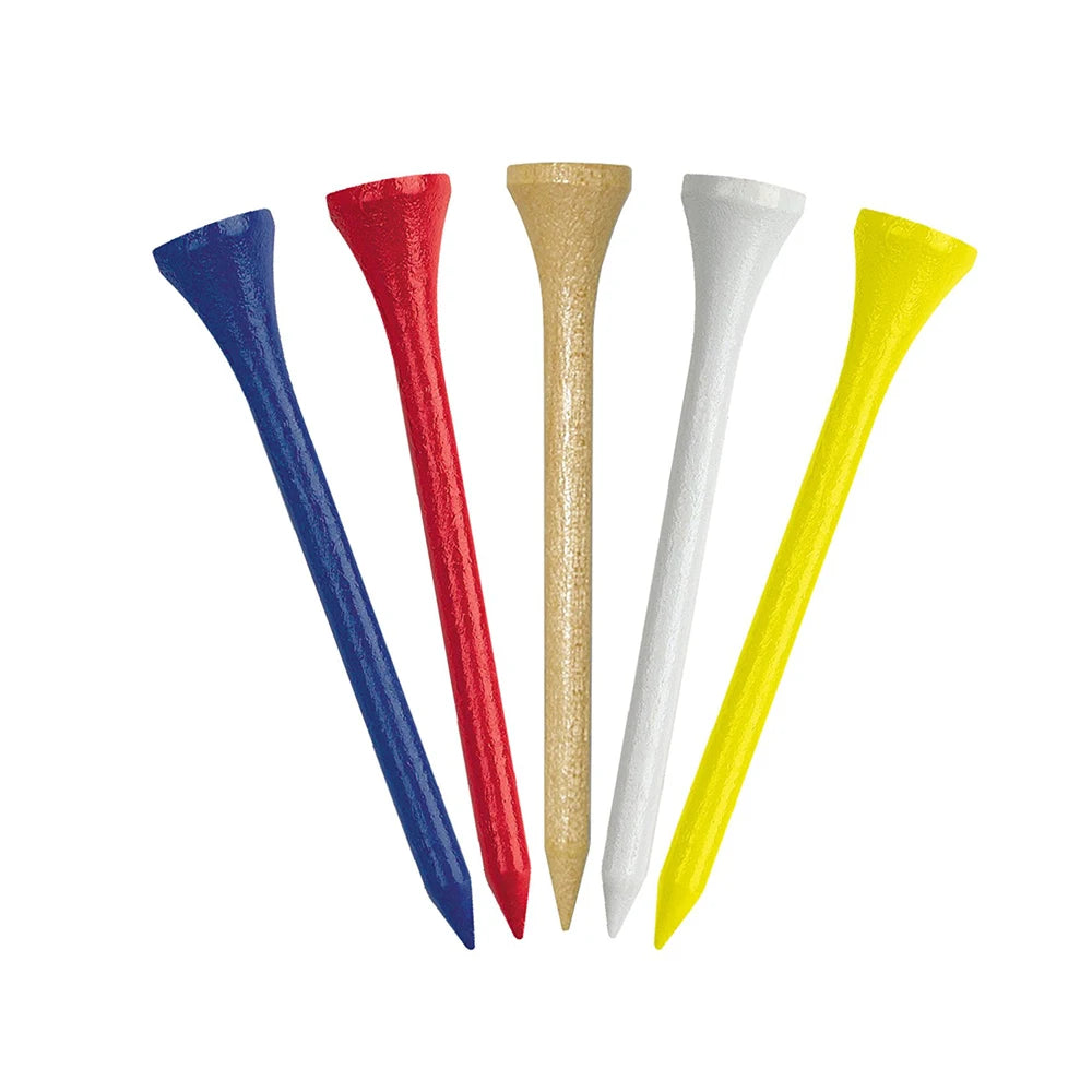 Hot Selling Unique Golf Tees 53mm 60mm 70mm 83mm Wooden Bamboo Plastic Golf Tees