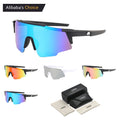2024 Running Glasses Fashion Oversized Half Frame Outdoor Custom Logo Cycling Sunglasses Kid Sport Sunglasses