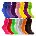 Wholesale Long Knee High Slouchy Socks Thick Winter Slouch Socks for Women Christmas