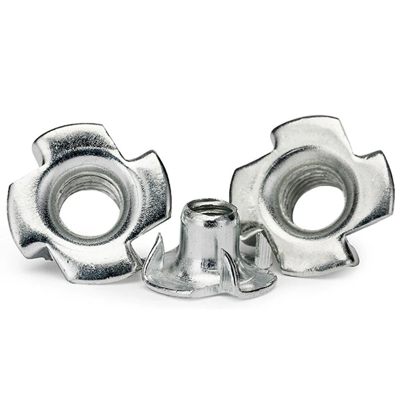 Hot Sell Stainless Steel Tee Nut with Hole Four Claw Tee Nuts 304 Stainless Steel
