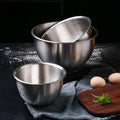 Cheaper Price Nesting Salad Mixing Baking Large Serving Bowls Stainless Steel Mixing Bowl Set